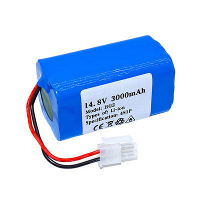 14.8 Volt 3000mAh Smart Home Battery Backup Grade A Li Ion Sweeping Robot Battery